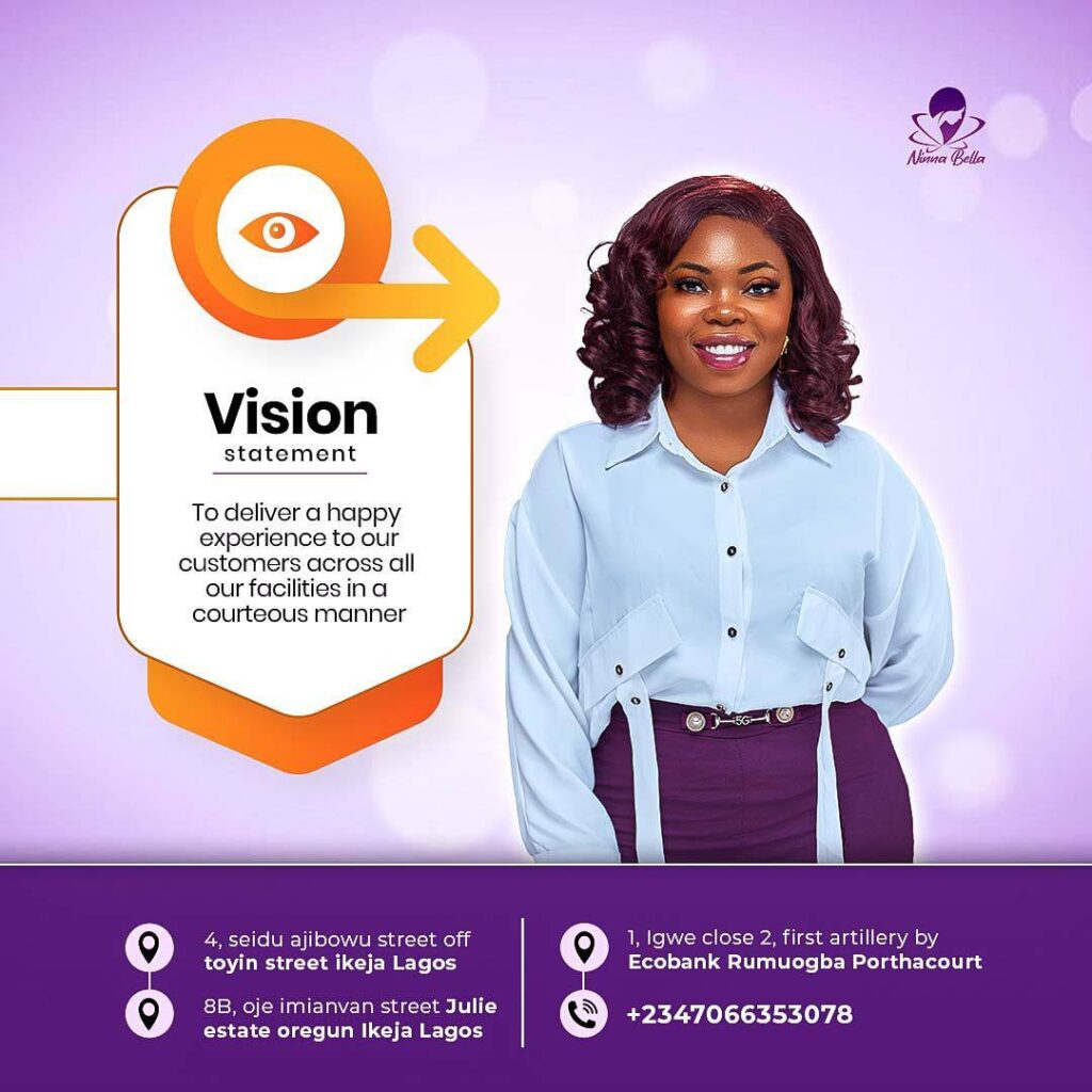 Ninna Bella SPA - Vision Statement